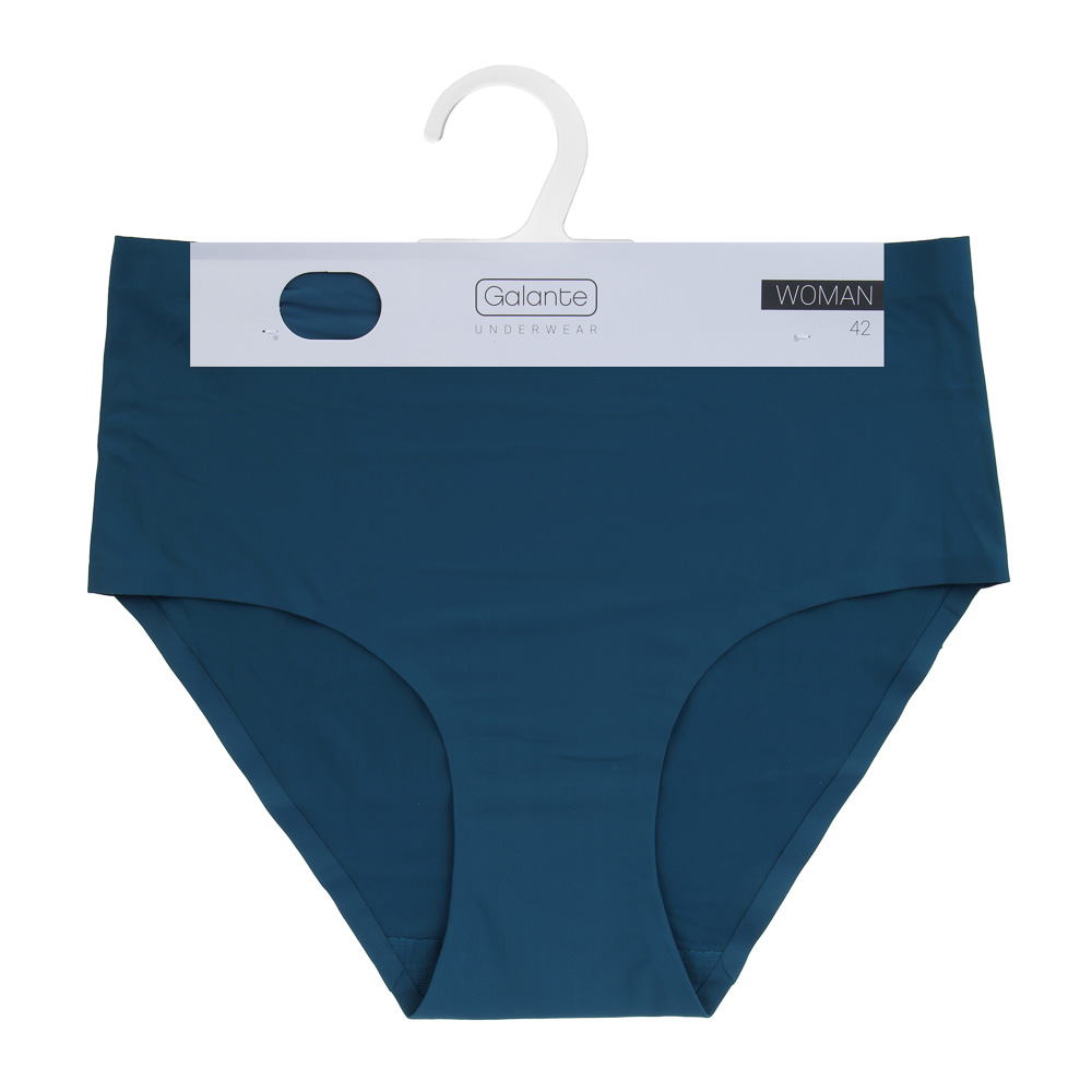 GALANTE Трусы-слипы женские бесшовные с высокой посадкой, 95% вискоза, 5% спандекс, р-ры 42-48, 2 цв, арт.№ 331-029