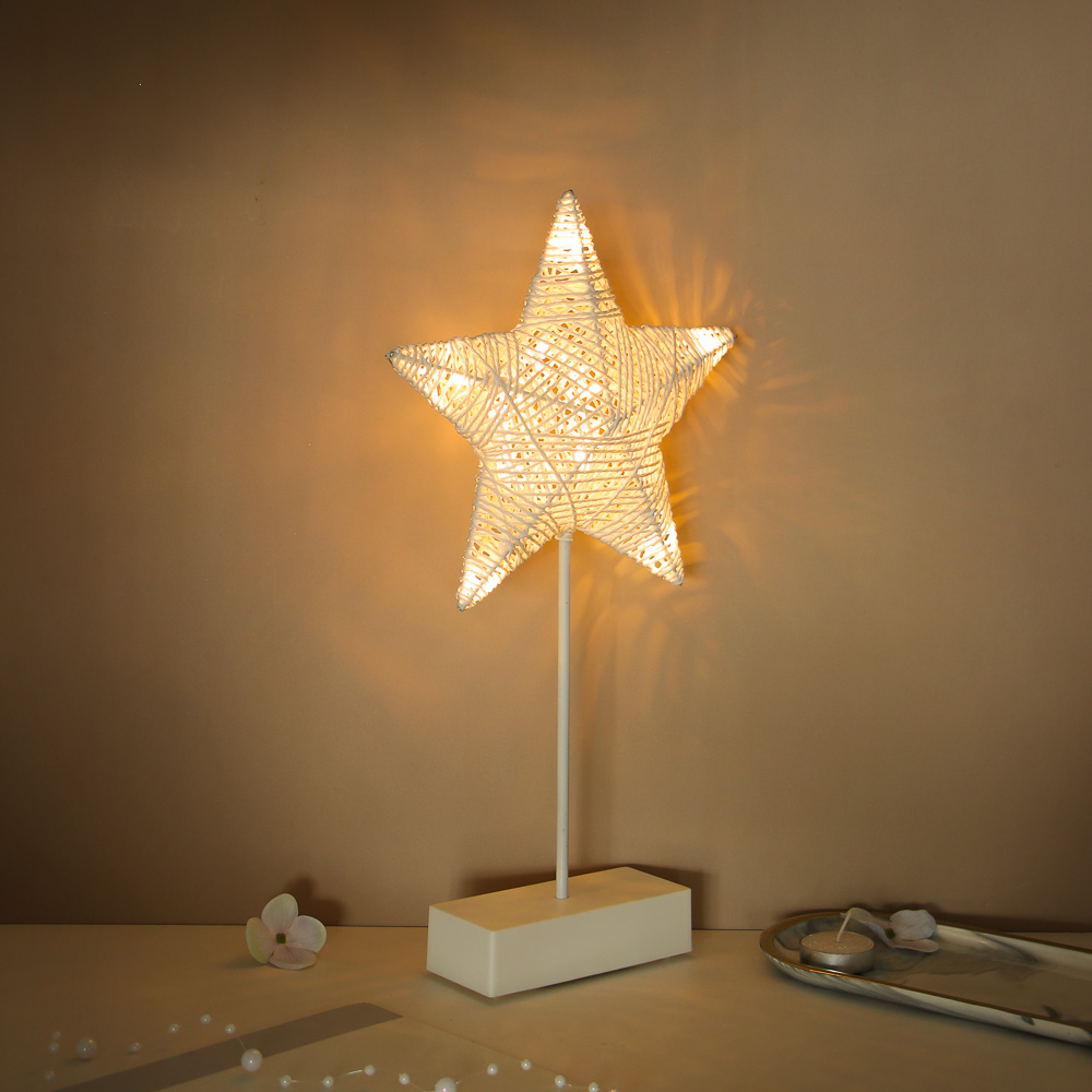 Светильник LED, 10,5х10х16,5 см, цвет белый 3xАА, арт.№ 695-166