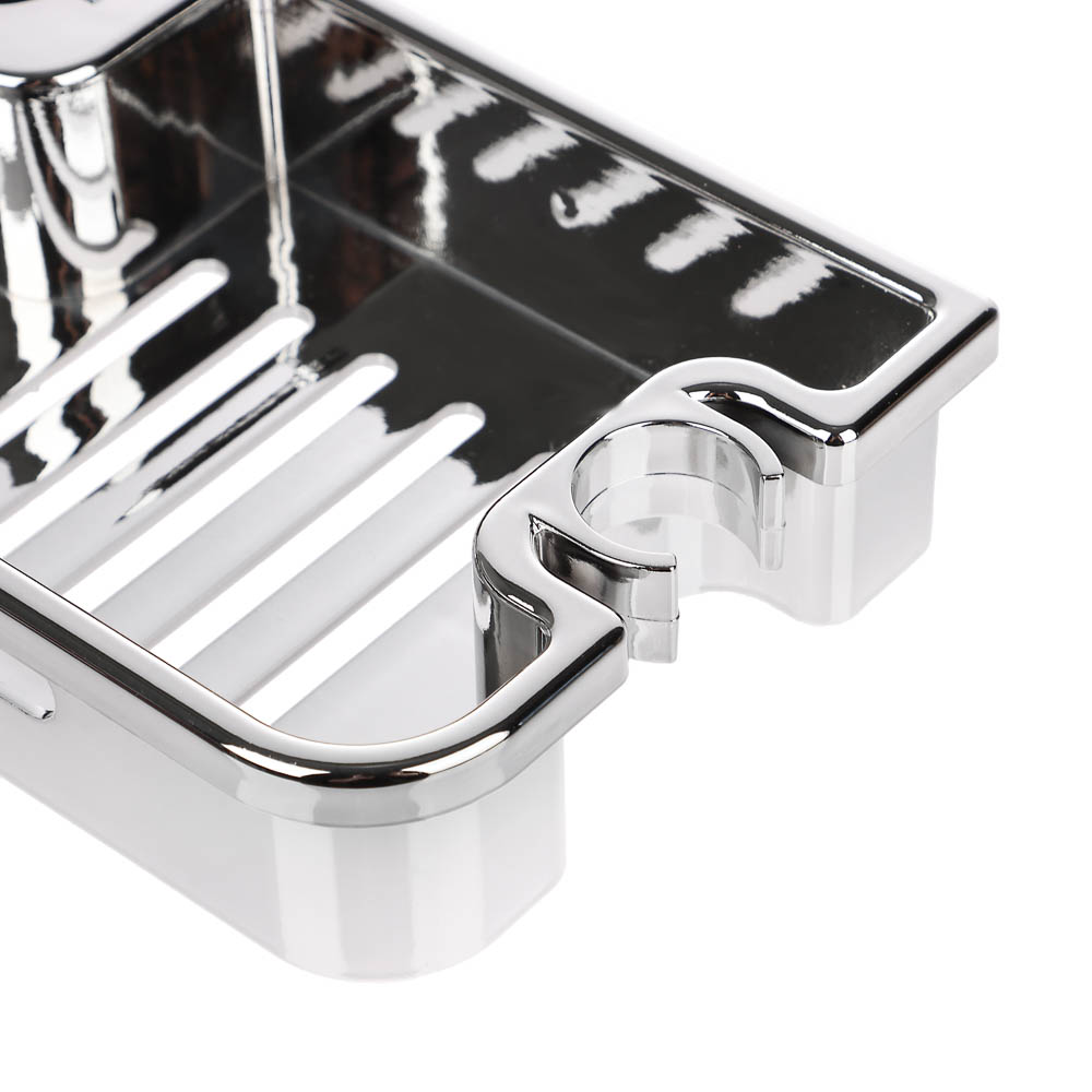 Полочка на душевую штангу, стойку, хром, арт.№ 545-077