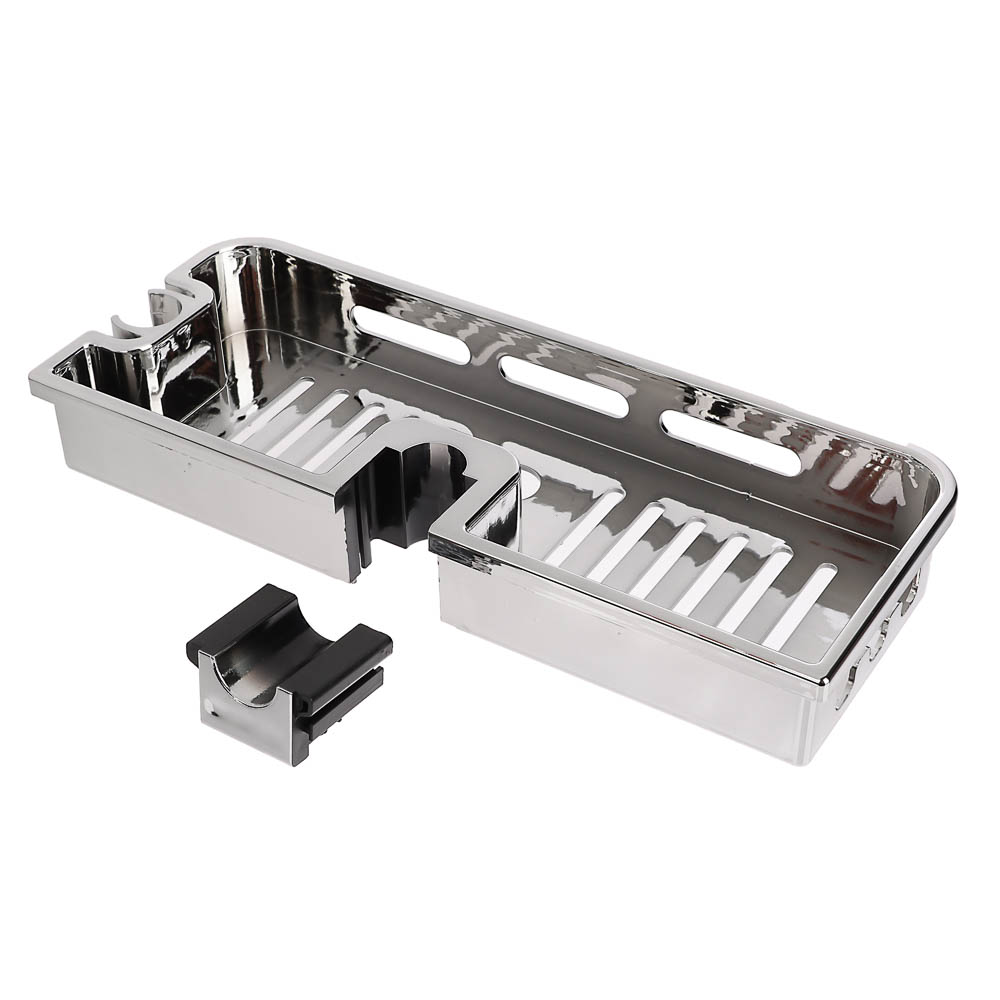 Полочка на душевую штангу, стойку, хром, арт.№ 545-077