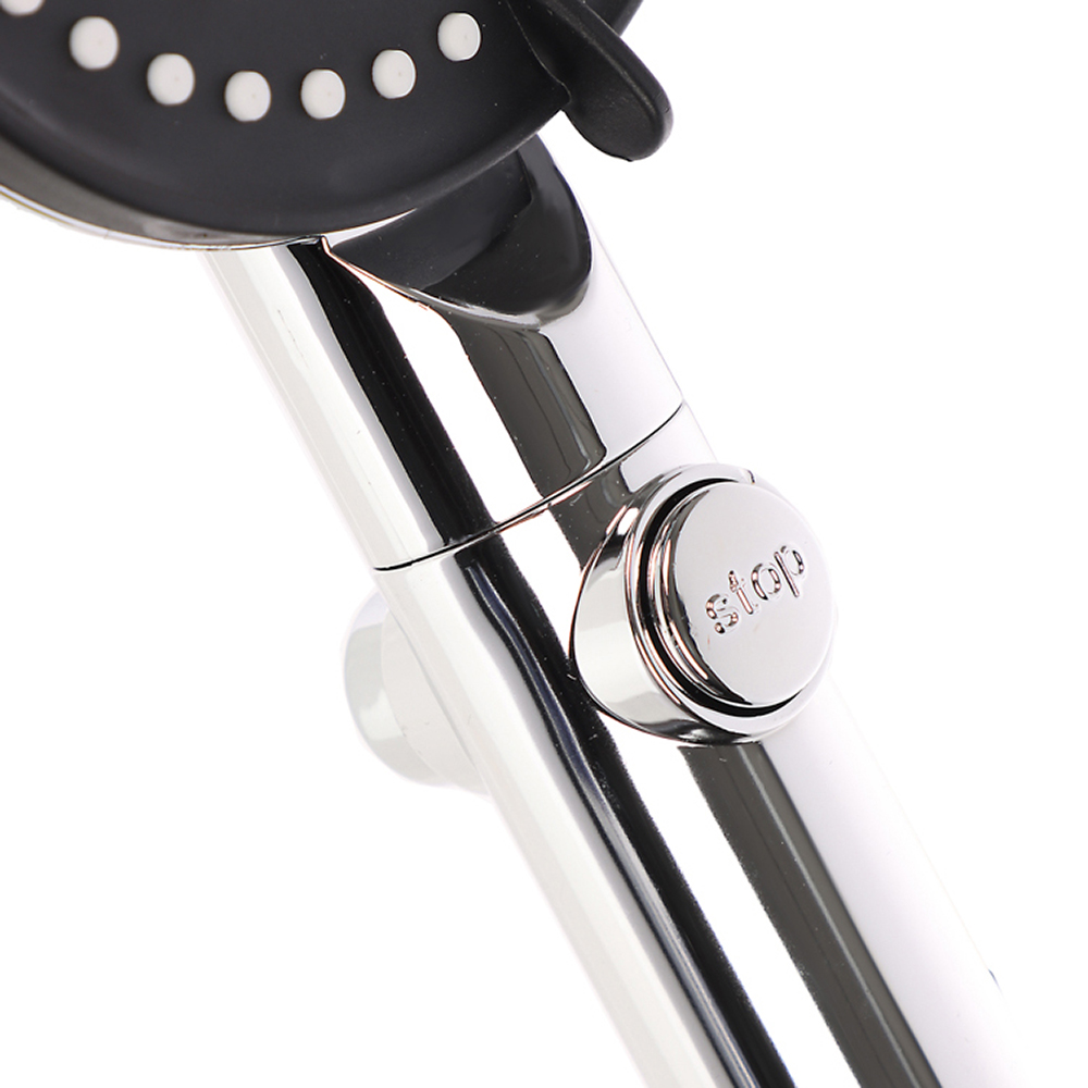 RAIN Лейка для душа, 6 режимов, SPA, кнопка стоп, 120мм, хром, арт.№ 582-103