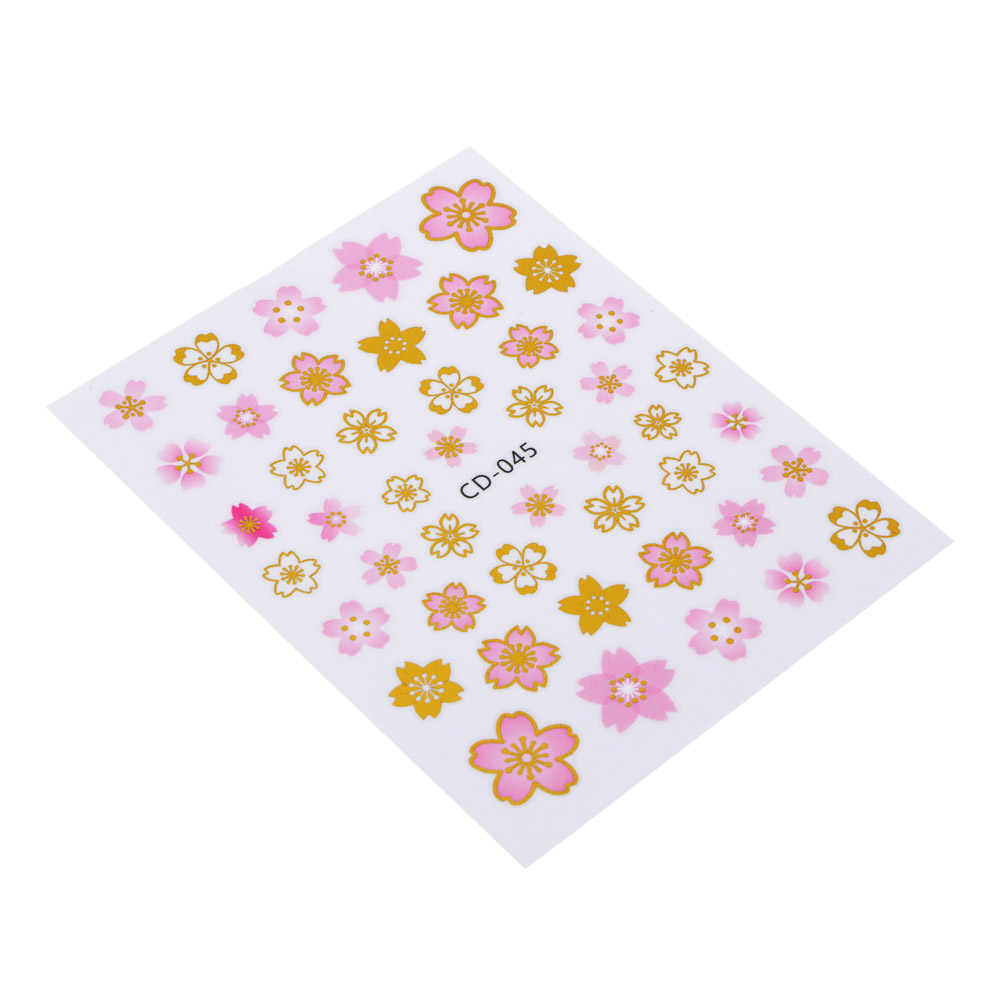 ХОББИХИТ Наклейки на ногти объемные, бумага, 13х9 см, 10 дизайнов, арт.№ 283-132