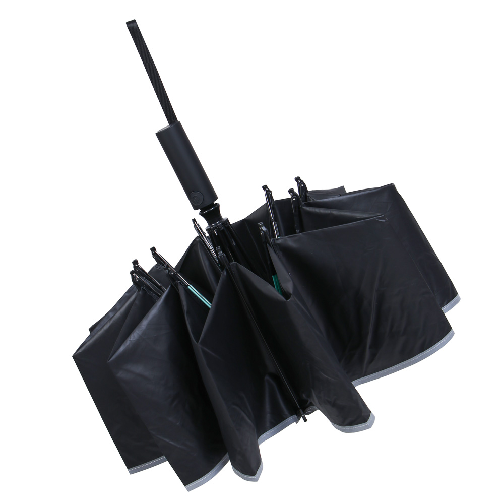 BY Русские Супергерои Зонт-автомат со светоотражающей лентой с ручкой soft touch, d100см, 10 спиц, арт.№ 302-390