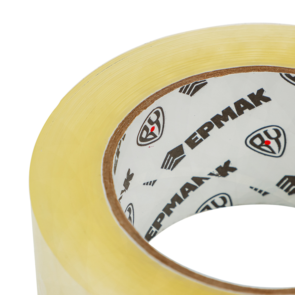 ЕРМАК Клейкая лента прозрачная 48мм x 141м, арт.№ 687-009