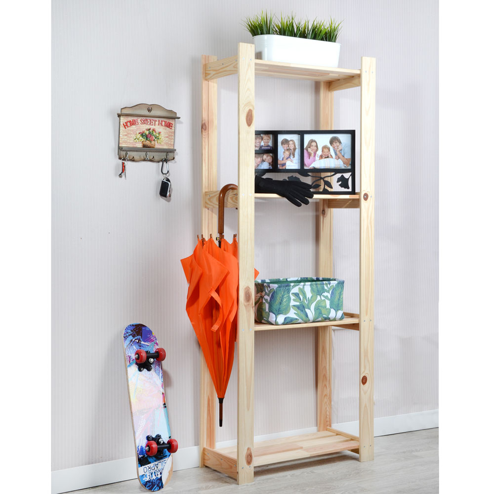 LADECOR Ключница открытого типа, 6 крючков, 22х25,5х4,5см, МДФ, 2 дизайна, арт.№ 510-166