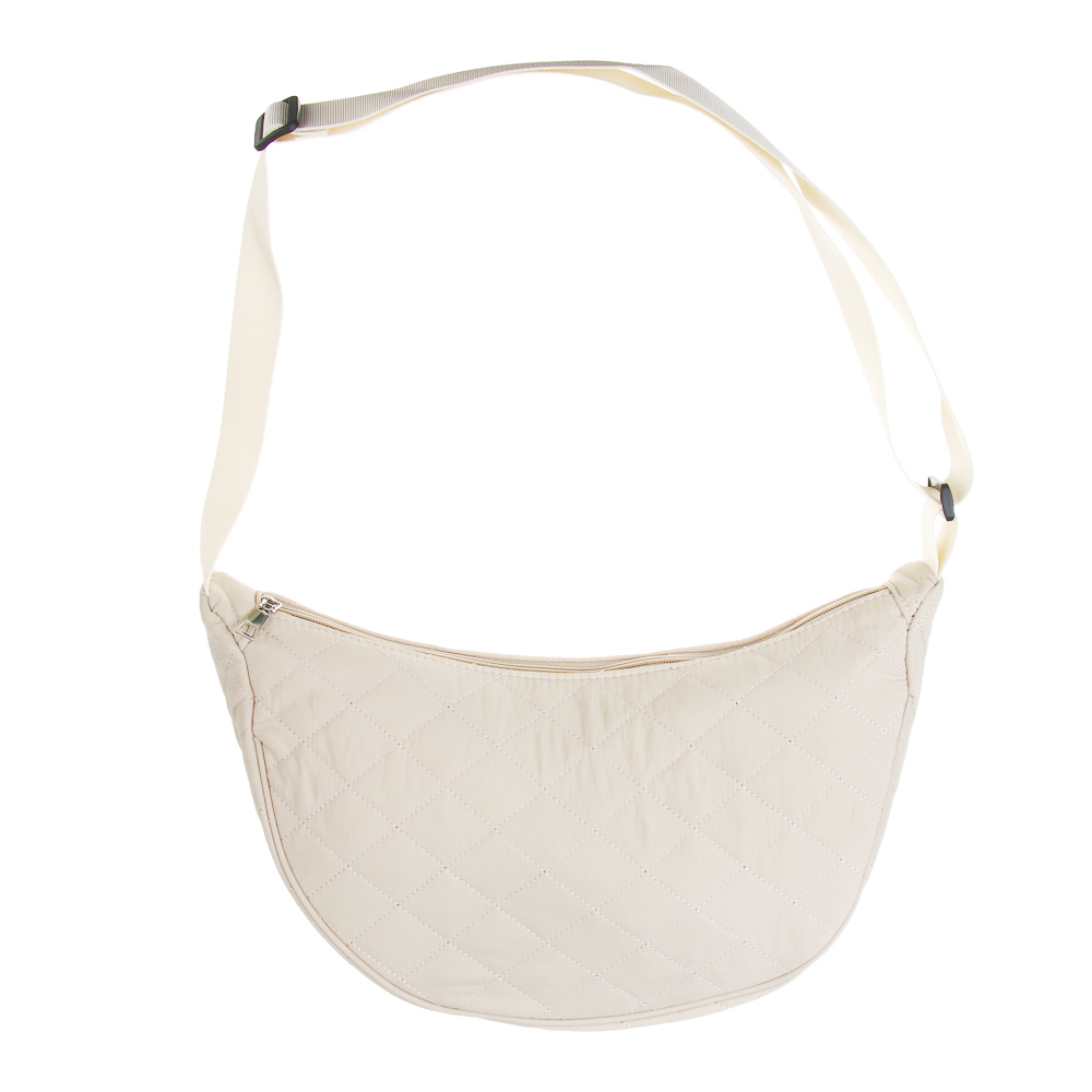 Сумка стеганая на молнии с длинным ремнем ЮL Фридом, 34x21x12 см, полиэстер, 2-3 цвета, арт.№ 337-221