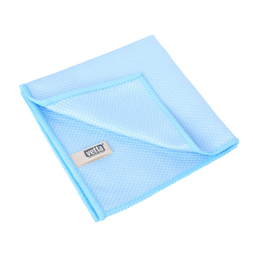 VETTA Салфетка для стекол и зеркал, Премиум, 30х30см, 350г/м2, арт.№ 448-037