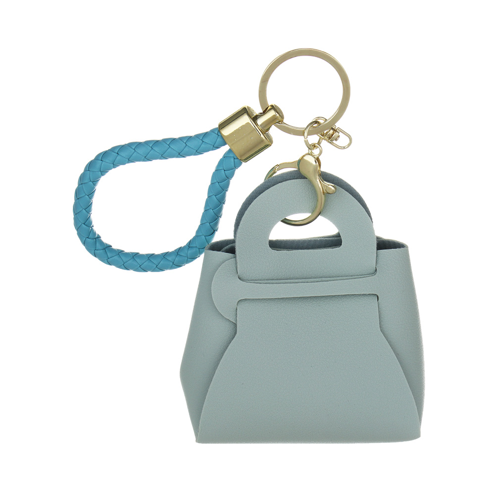 Подвеска брелок в виде сумочки тм ЮL , ПУ, металл, 9х7,5х4 см, 6 цветов, #6, арт.№ 334-139