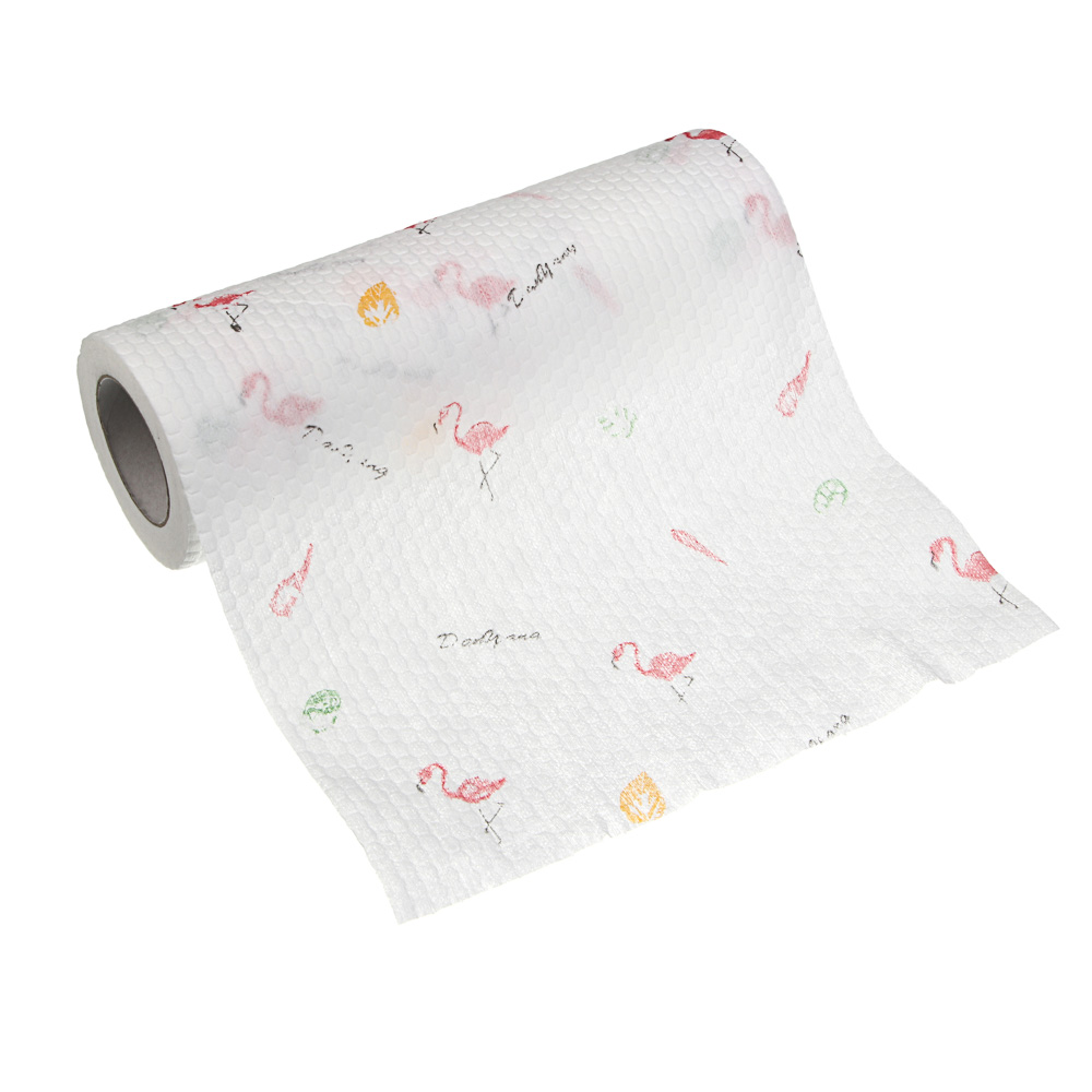 Салфетки для уборки тм VETTA, в рулоне, 50 шт, 25х25см, нетканый материал, 1 дизайн, арт.№ 448-367