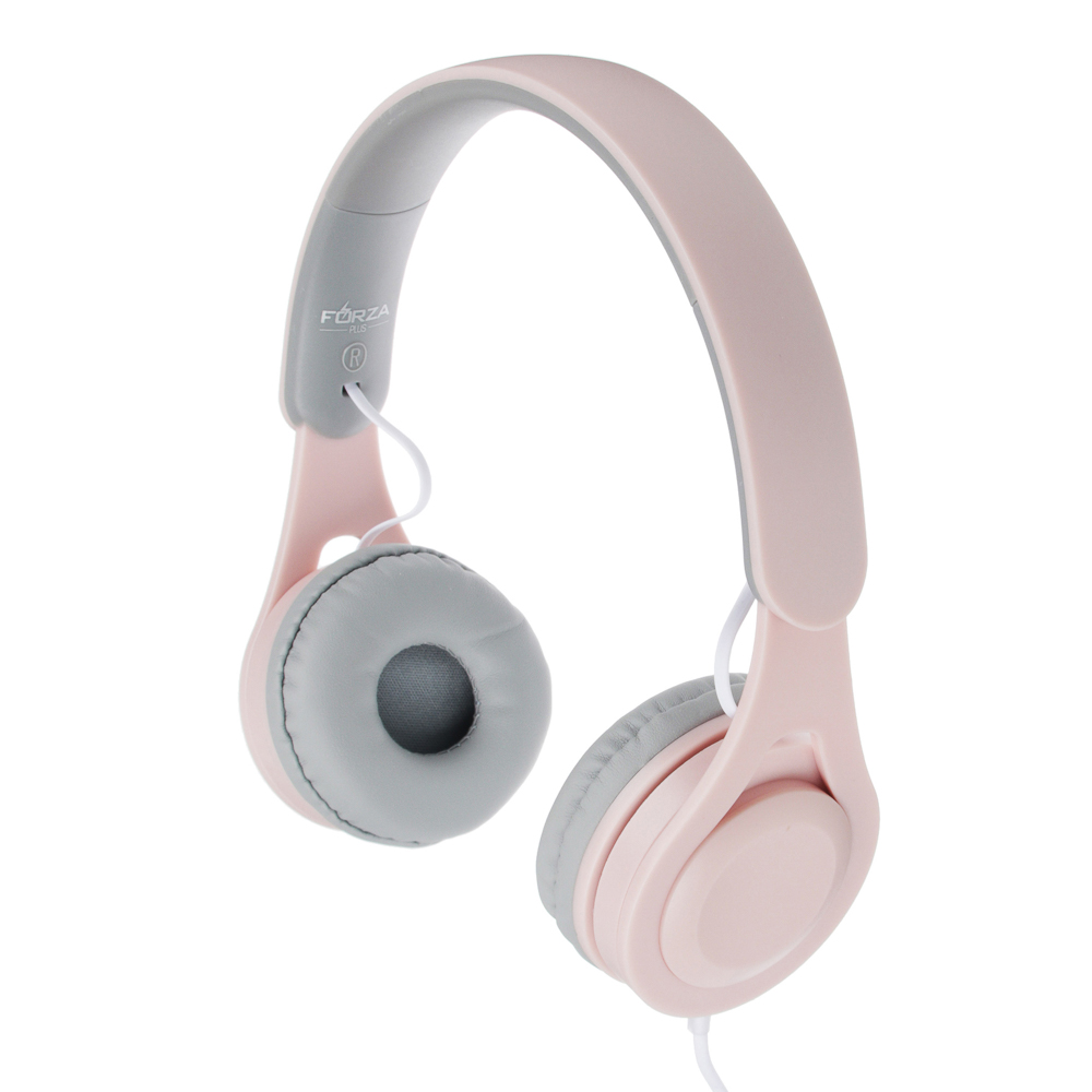 Наушники проводные накладные FORZA, кабель 120см, пластик, 3 цвета, арт.№ 410-038