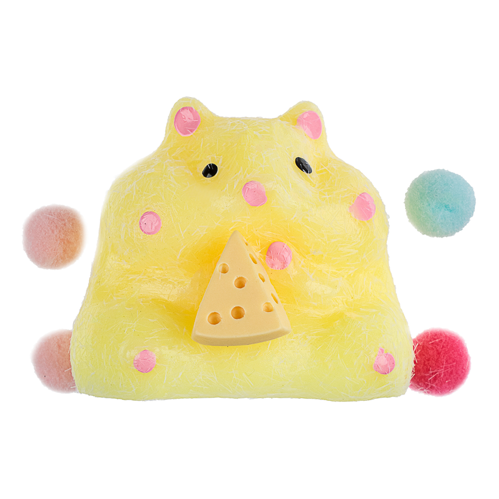 Игрушка Сквиш антистресс "Хомячок", TPR, 14х13х4см, 2 дизайна, арт.№ 297-142