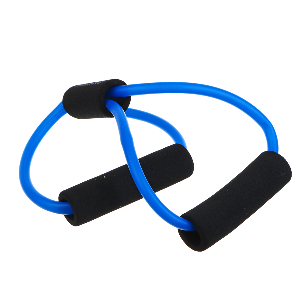 SILAPRO Универсальный трубчатый эспандер "восьмерка", 36см, 12кг, одинарный, латекс, арт.№ 197-003