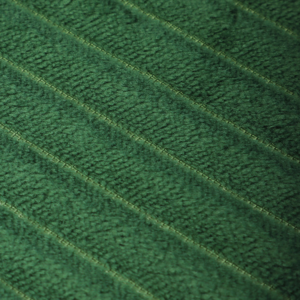 PROVANCE Плед, микрофибра, 180х200см, 280гр/м "Волна", зеленый MP, арт.№ 486-111