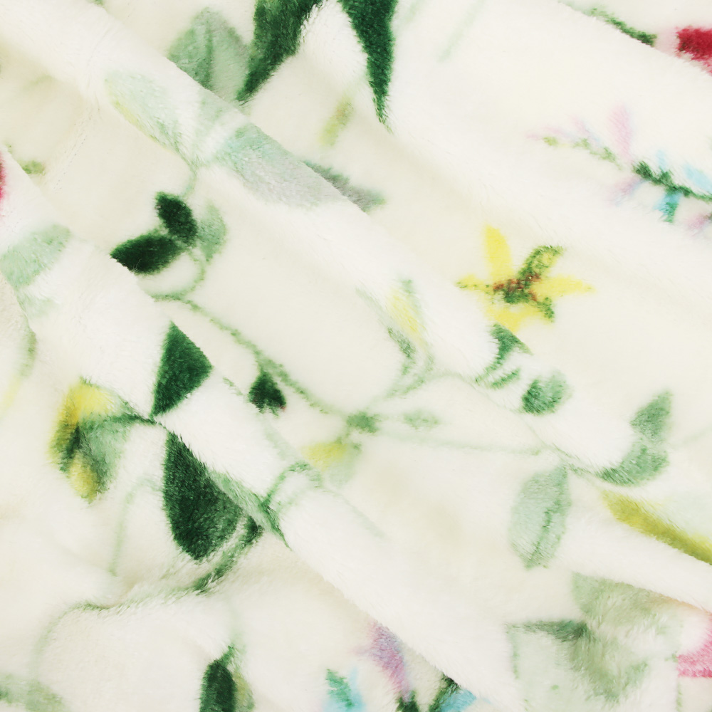 PROVANCE Плед, микрофибра, 200х220см, 230гр/м, "Гармония", молочный MP, арт.№ 486-114