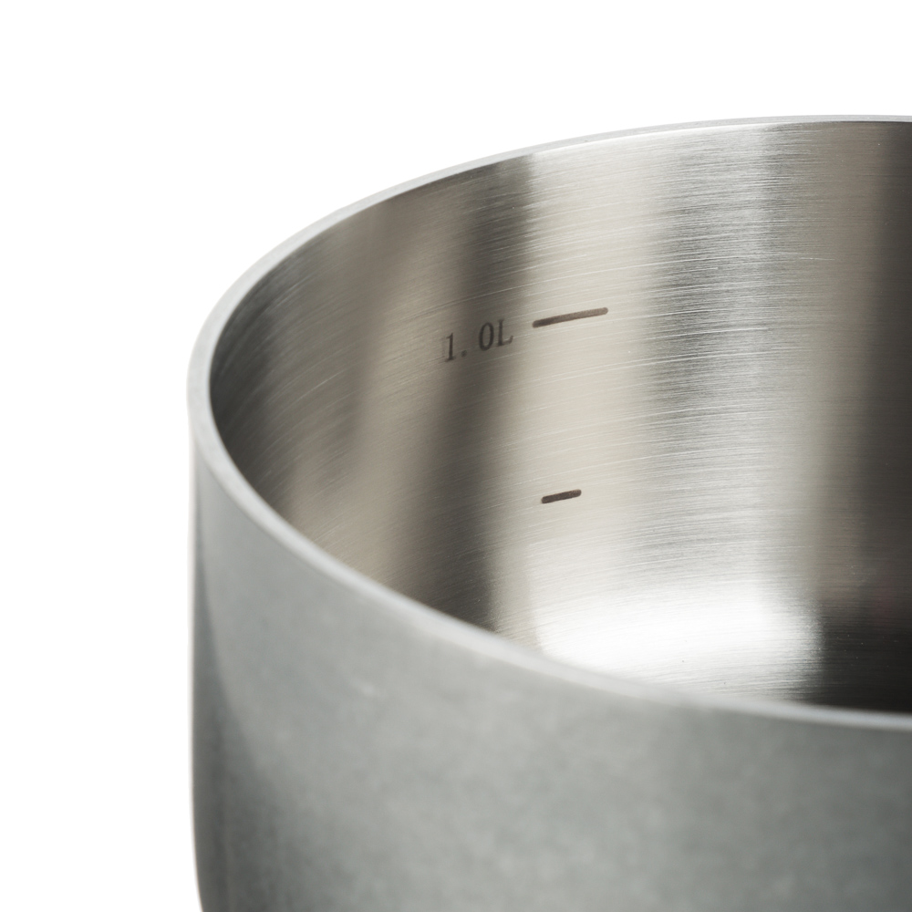 Ivlev Chef Ladoga Ковш 16х7,5см 1,4л, с нерж. крышкой, индукция, нерж.сталь 18/10, арт.№ 822-253