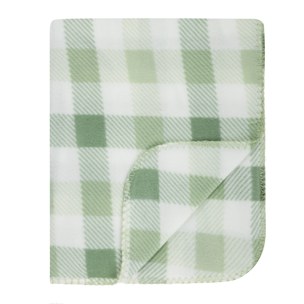 PROVANCE Плед флис, 150х200см, 130гр/м, зеленый, арт.№ 486-159