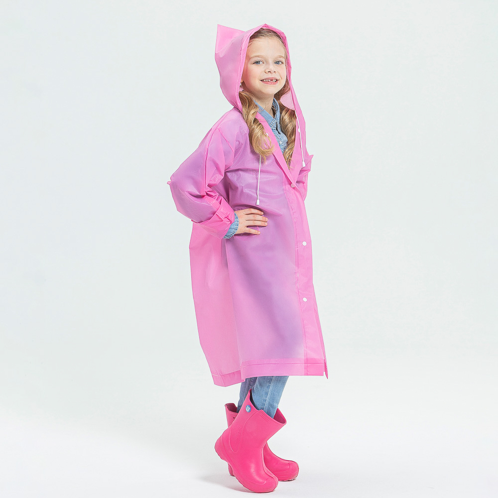 Дождевик детский тм INBLOOM, 83х54см, ЭВА 100мкм, 5 цветов, арт.№ 188-057