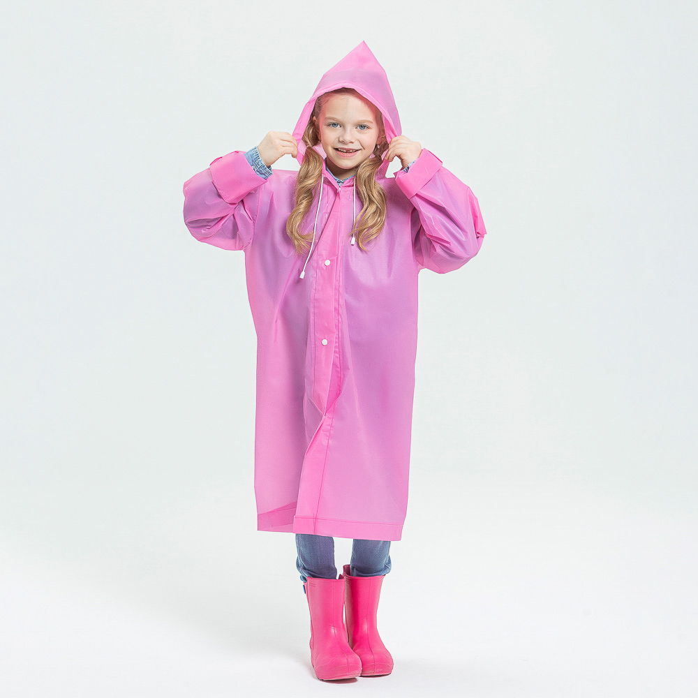 Дождевик детский тм INBLOOM, 83х54см, ЭВА 100мкм, 5 цветов, арт.№ 188-057