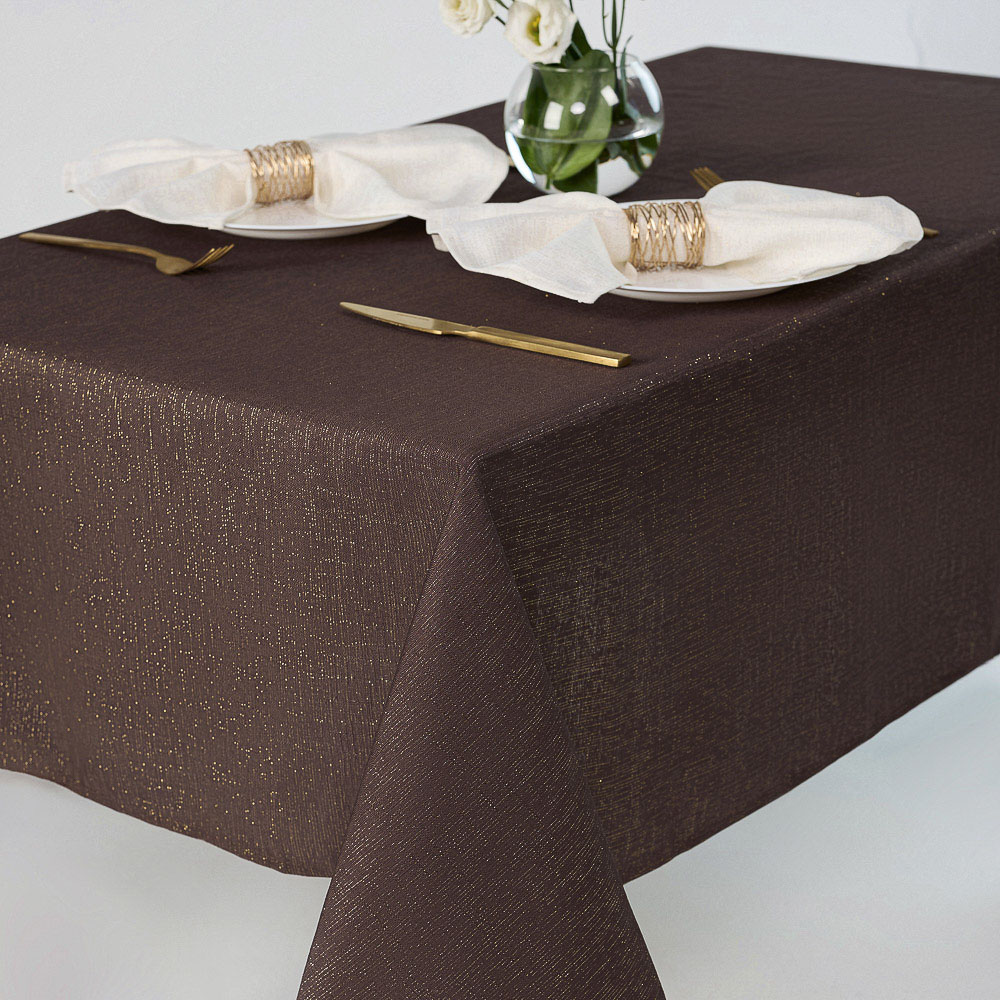 PROVANCE Фелиз Скатерть текстильная с водоотталк.пропиткой, 140x180см, 85% пэ 15% люрекс, арт.№ 492-193