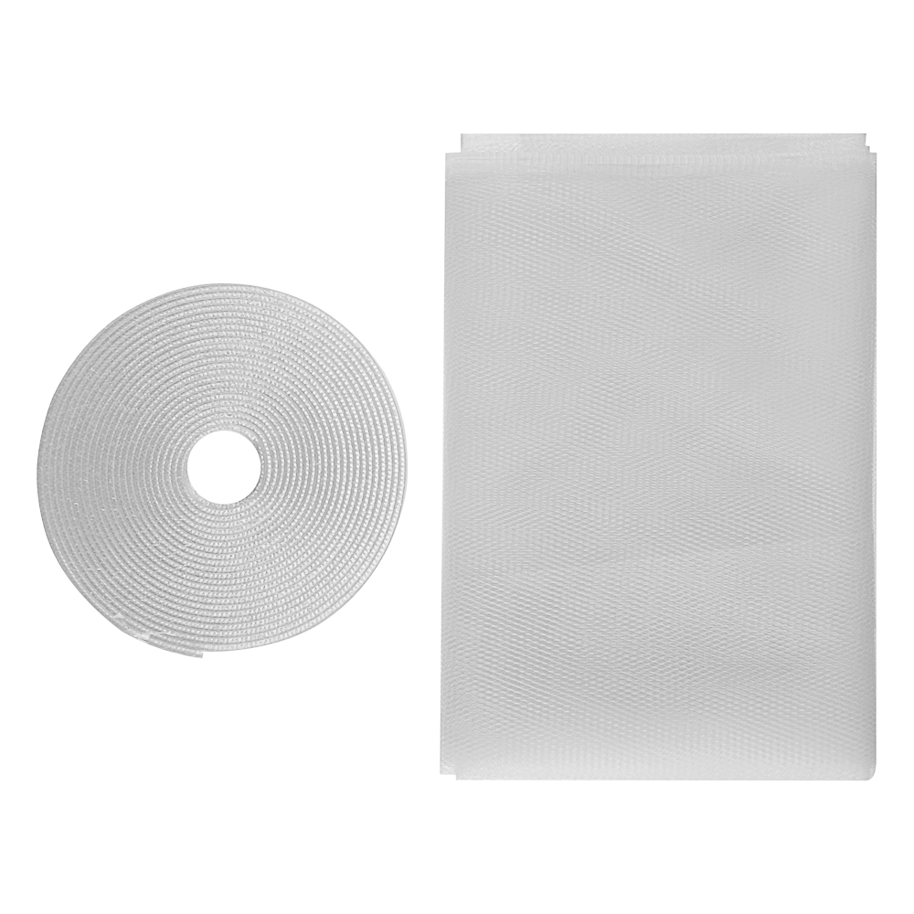 Москитная сетка для окон тм INBLOOM с крепежной лентой, 1.3х1.5м, полиэстер, арт.№ 165-005