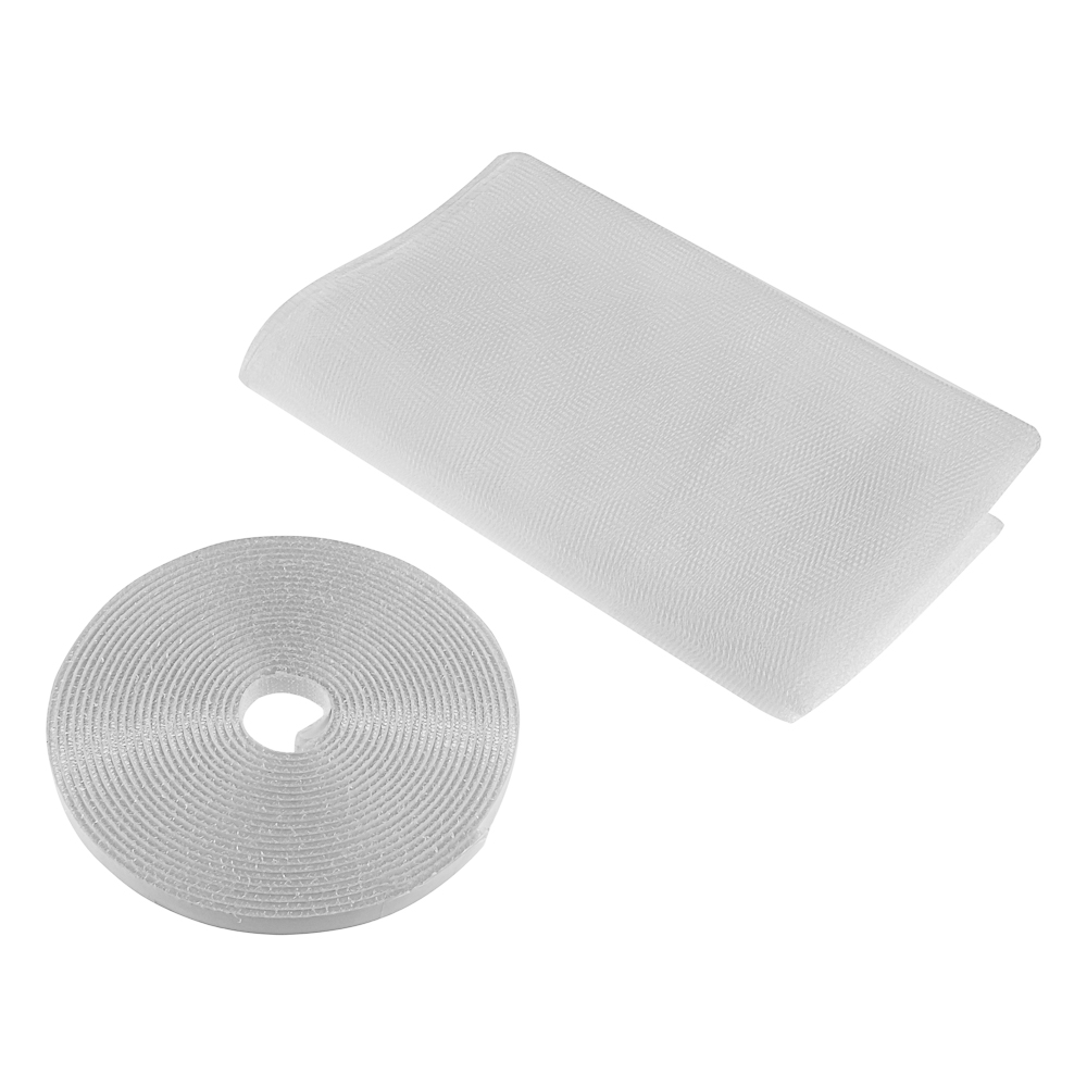 Москитная сетка для окон тм INBLOOM с крепежной лентой, 1.3х1.5м, полиэстер, арт.№ 165-005