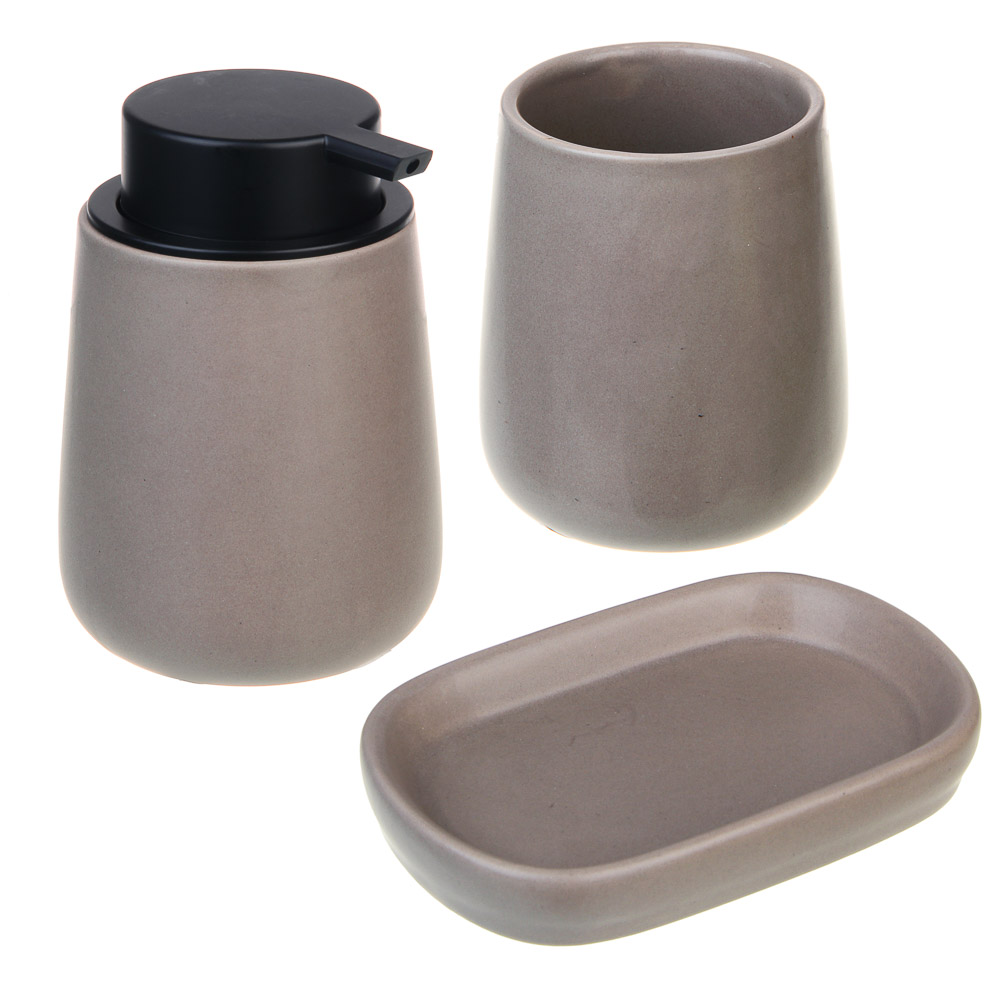 VETTA Мыльница, 13,5x8,8x2,5 см, керамика, "Космос", мокко, арт.№ 478-259