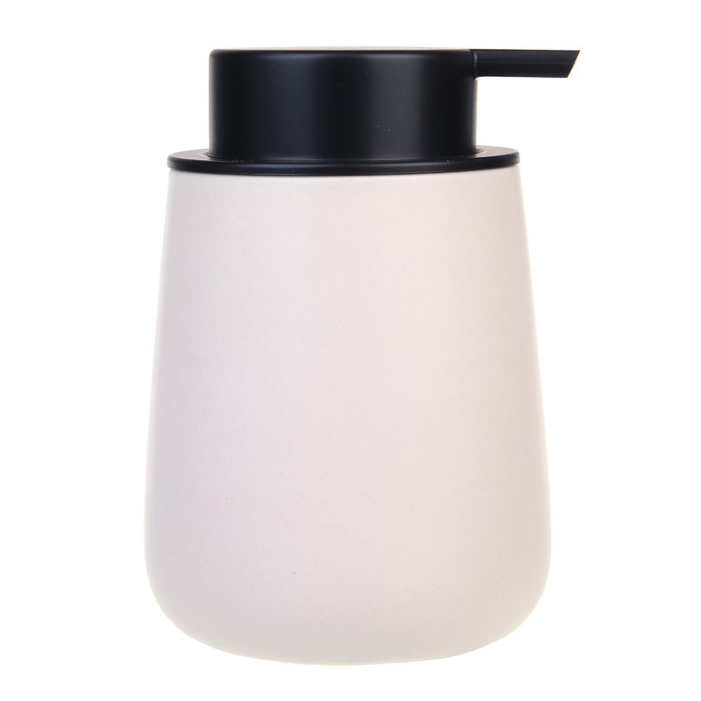 VETTA Дозатор для жидкого мыла, 320 мл, 13x9x9 см, керамика, "Космос", бежевый, арт.№ 478-260