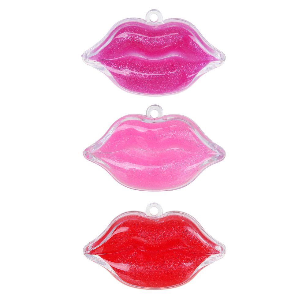 ЮНИLOOK Набор детской косметики: блеск для губ 3шт 3,6г, кисточка 1шт, арт.№ 330-388