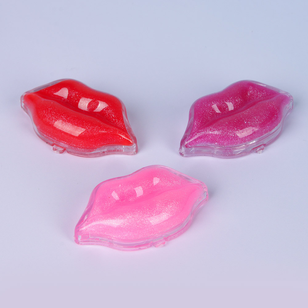 ЮНИLOOK Набор детской косметики: блеск для губ 3шт 3,6г, кисточка 1шт, арт.№ 330-388