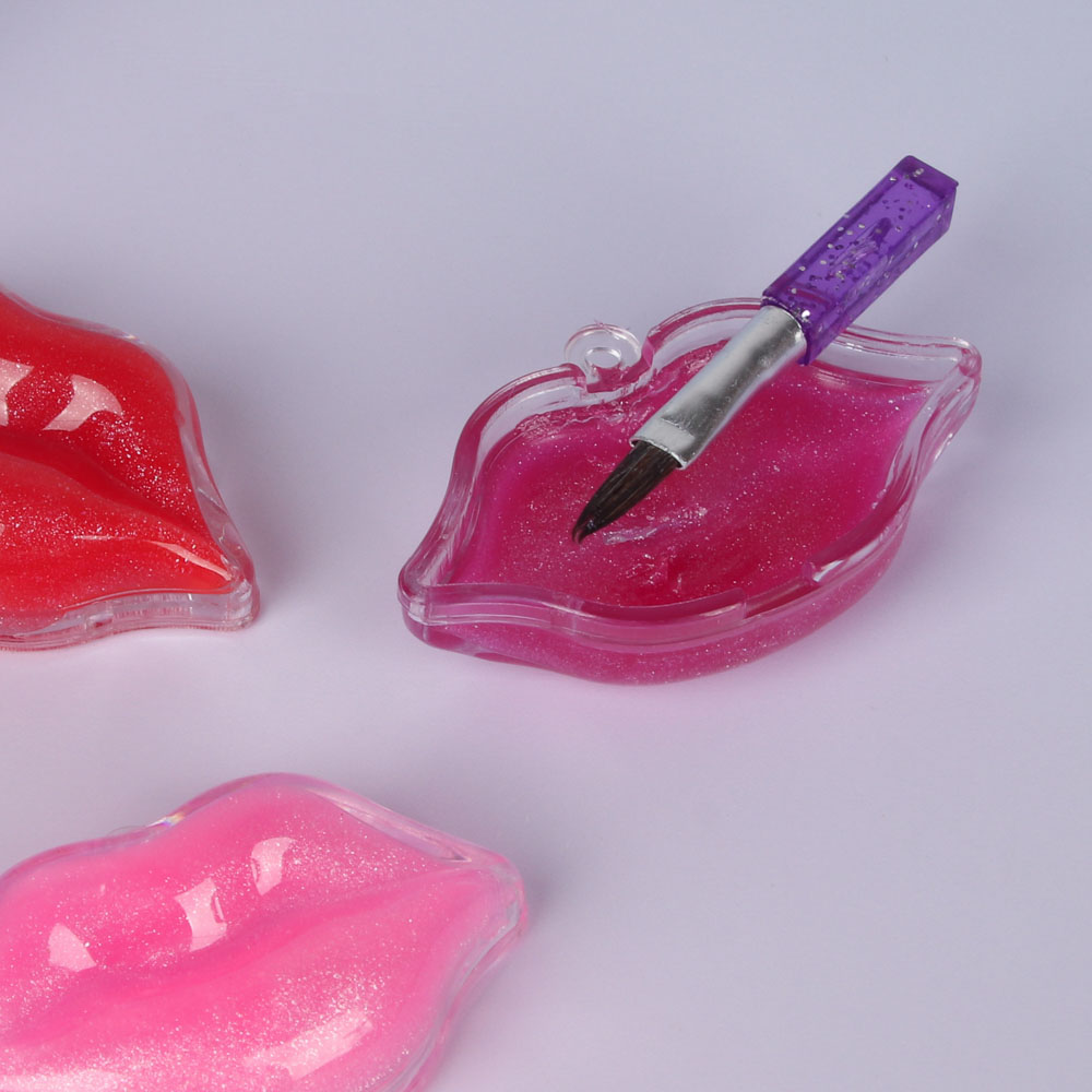 ЮНИLOOK Набор детской косметики: блеск для губ 3шт 3,6г, кисточка 1шт, арт.№ 330-388