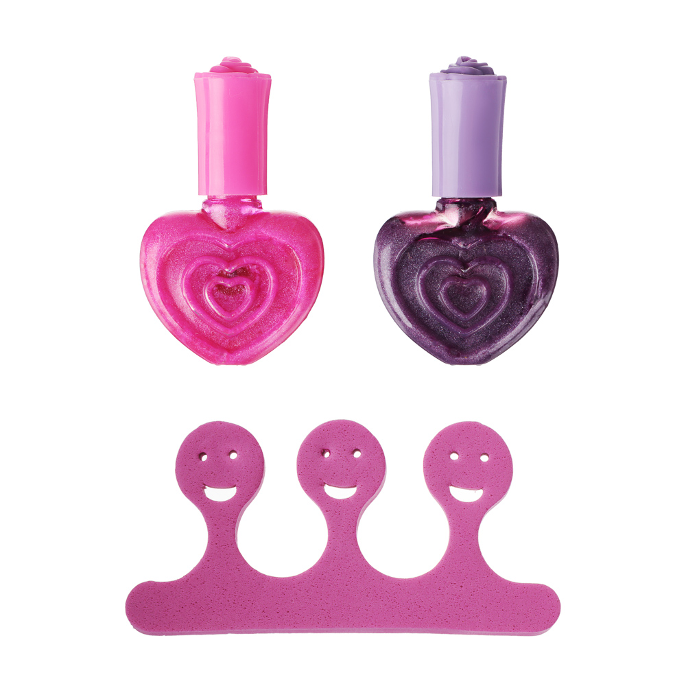 ЮНИLOOK Набор лаков для ногтей 2шт, 15,6г, разделитель для пальцев 1шт, арт.№ 330-383