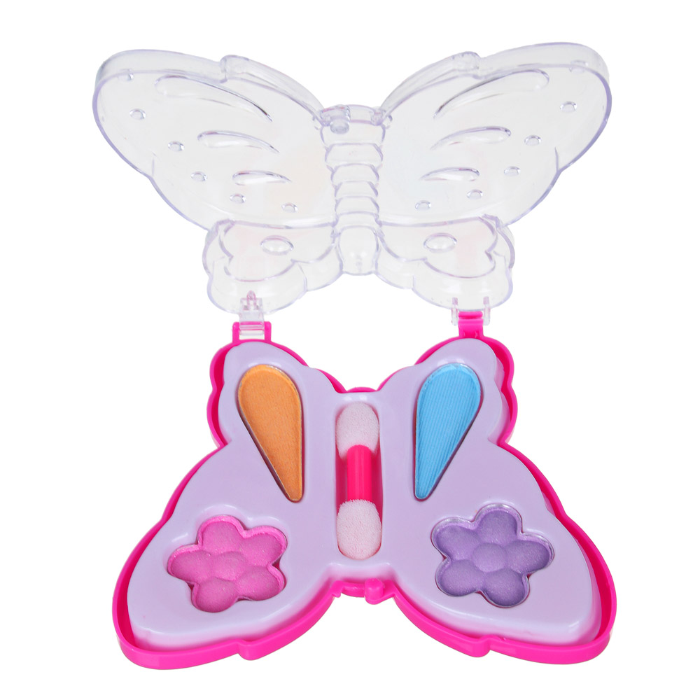 ЮНИLOOK Набор теней для век 4шт, 2,8г, кисточка 1шт, 70522А2, арт.№ 330-389