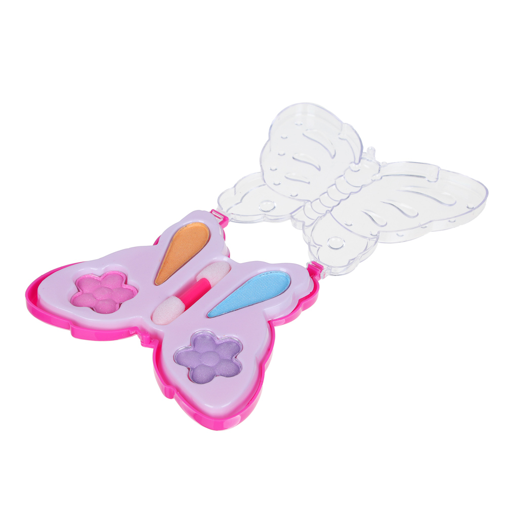 ЮНИLOOK Набор теней для век 4шт, 2,8г, кисточка 1шт, 70522А2, арт.№ 330-389