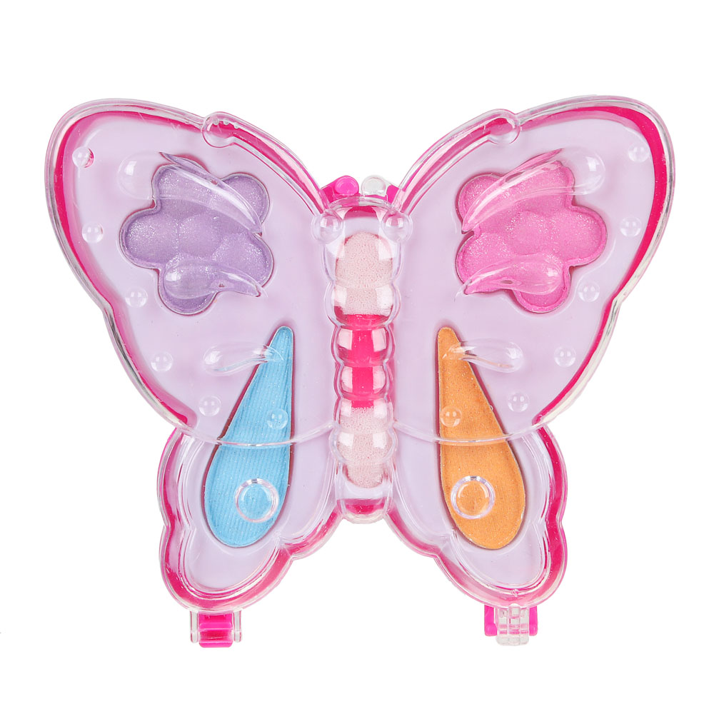 ЮНИLOOK Набор теней для век 4шт, 2,8г, кисточка 1шт, 70522А2, арт.№ 330-389