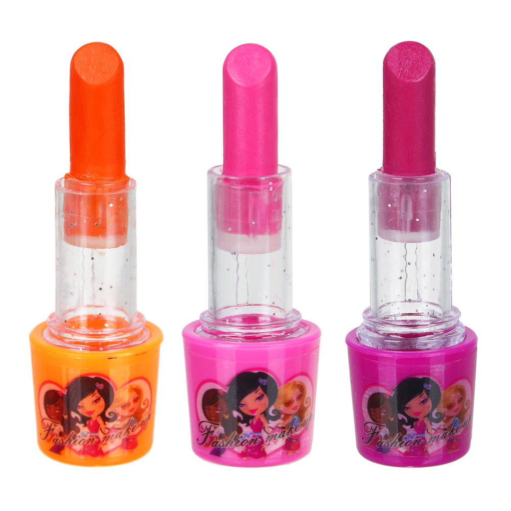 ЮНИLOOK Помада губная детская 3шт 2,4г, арт.№ 330-386