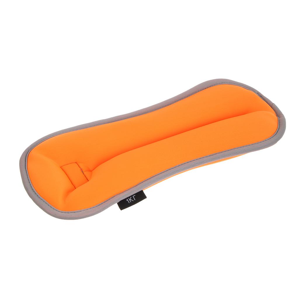 Утяжелители для ног и рук, 2шт по 1,0кг тм BY SPORT, 31x12см, неопрен, металлическая стружка, арт.№ 155-003