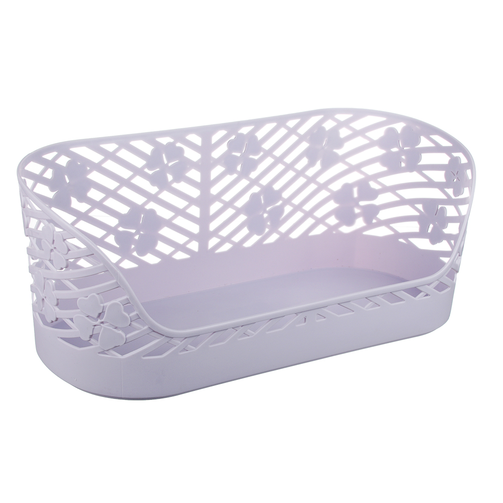 VETTA Корзинка универсальная "Верона", 38x17,5x14,5см, пластик, 2 цвета, арт.№ 414-053