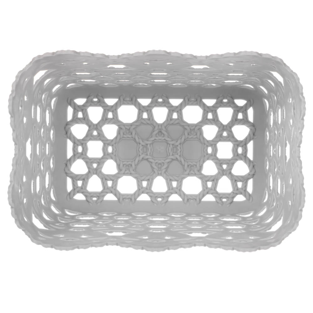 VETTA Корзинка универсальная "Цветы", 15х10х8,5см, пластик, 2 цвета, арт.№ 406-154