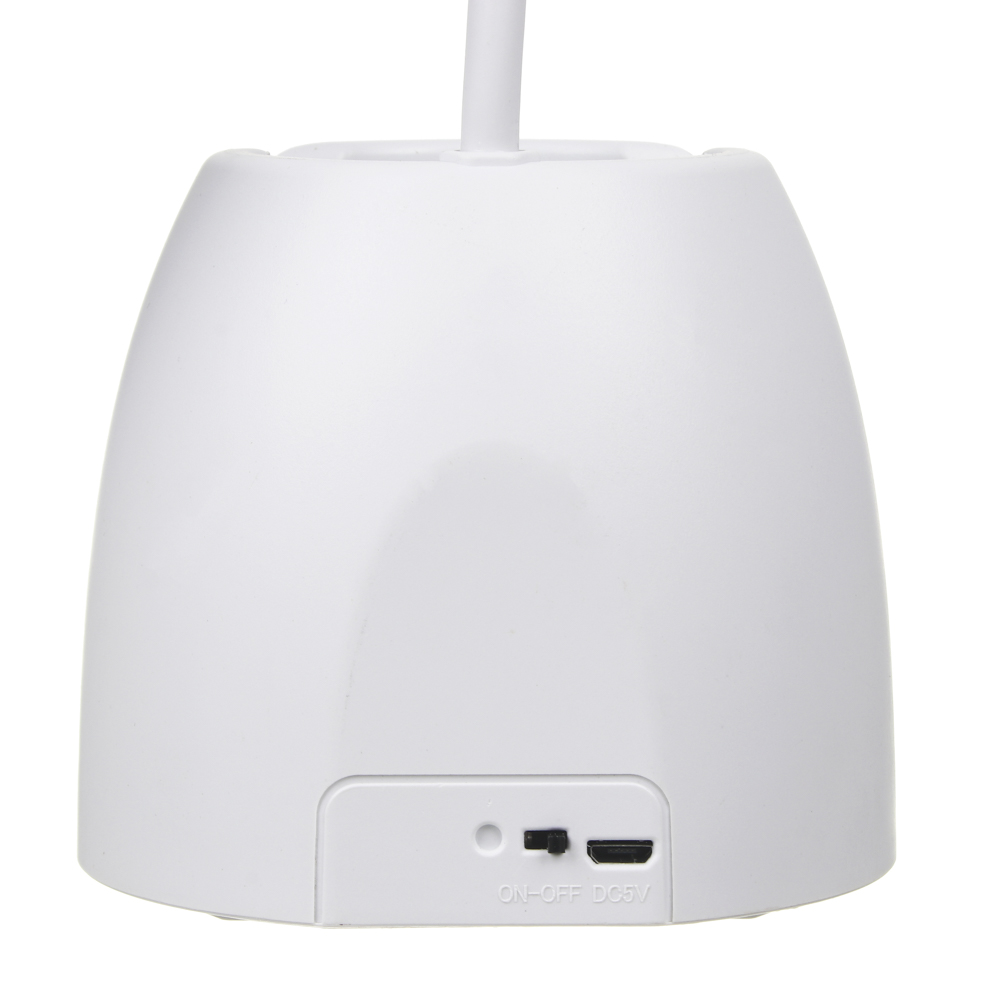 Лампа настольная FORZA, 16 LED, питание USB, с подставкой, кабель 1.5м, 1200Lux, аккум.1200мАч, бел., арт.№ 476-361