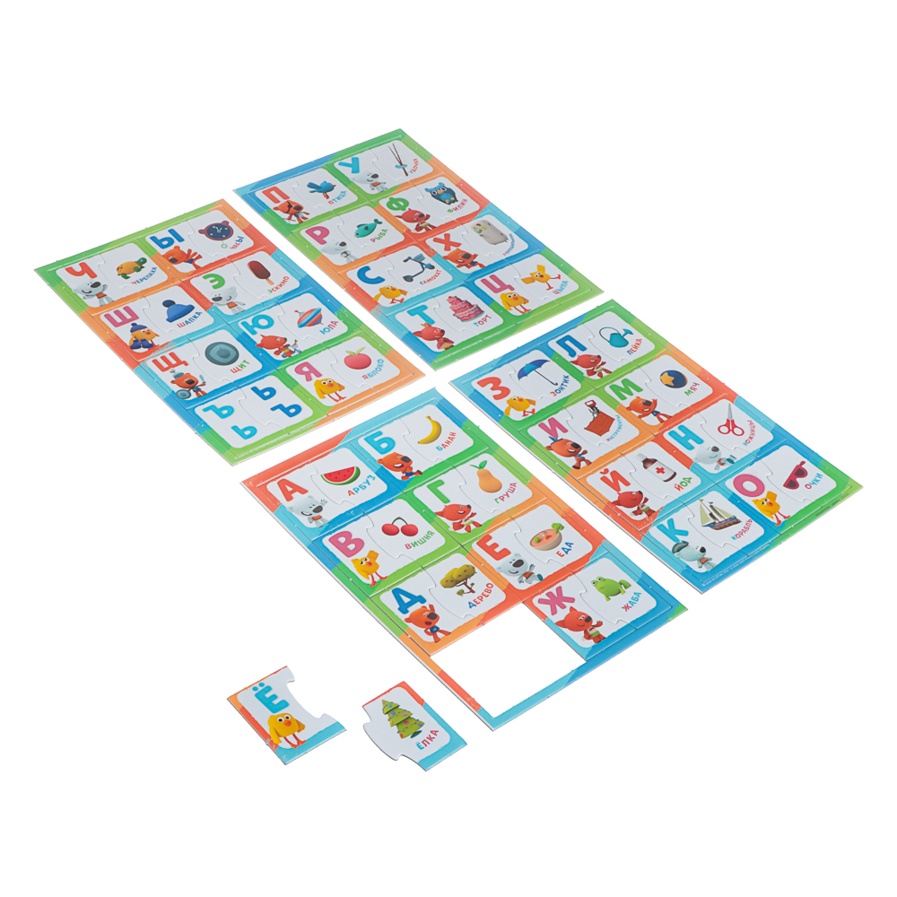 МиМиМишки Настольная игра в чемоданчике "Азбука-Цифры", 22х4х17см, арт.№ 285-235