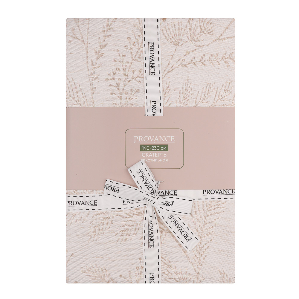 PROVANCE Кантри Скатерть текстильная жаккард, 140x230см, 95% пэ, 5% лен, арт.№ 435-185