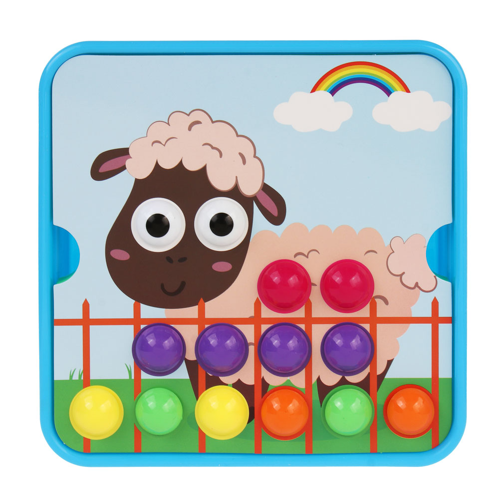 Развивающая игрушка "Мозаика для малышей", ИГРОЛЕНД, PP, картон, арт.№ 262-562