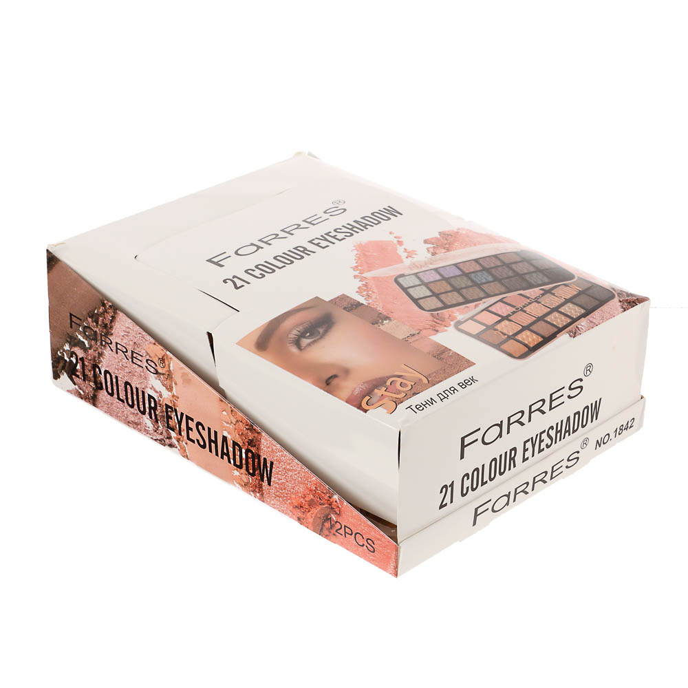 Тени для век, палетка тм Farres 21 цвет, арт.№ 330-627