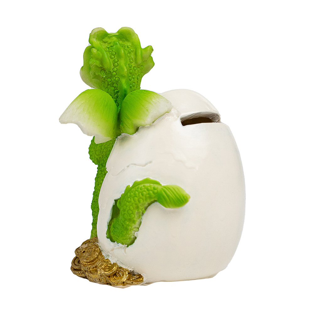 СНОУ БУМ Копилка Символ Года, полистоун, 8х6х10см, розовый, зеленый, голубой, арт.№ 359-882