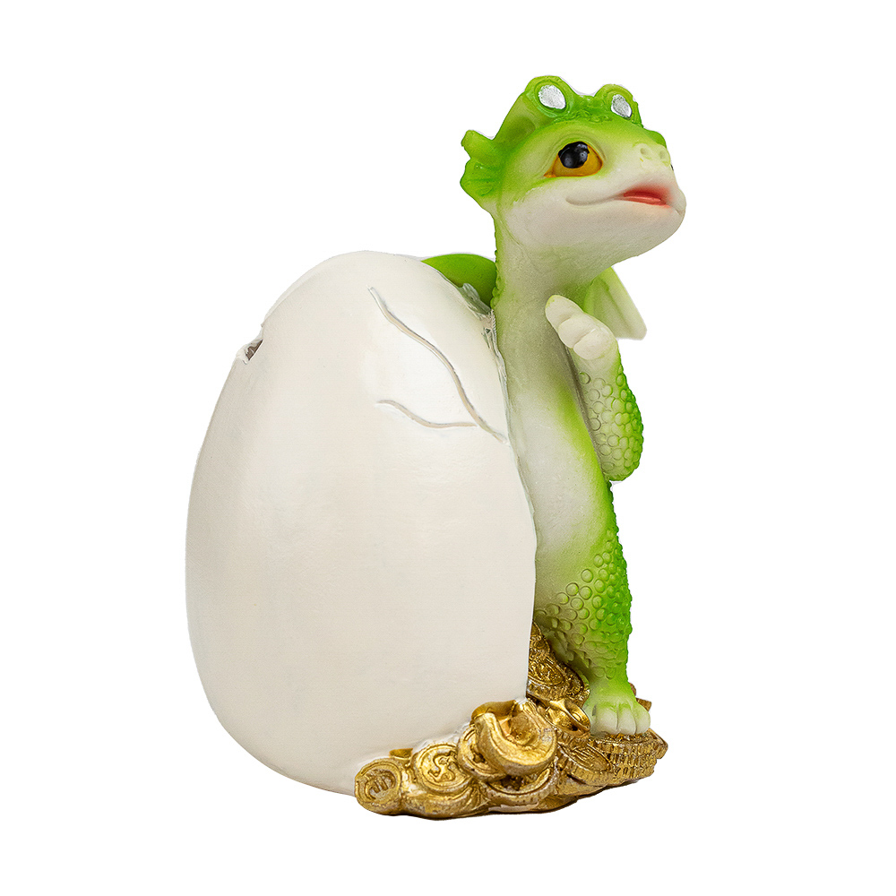 СНОУ БУМ Копилка Символ Года, полистоун, 8х6х10см, розовый, зеленый, голубой, арт.№ 359-882