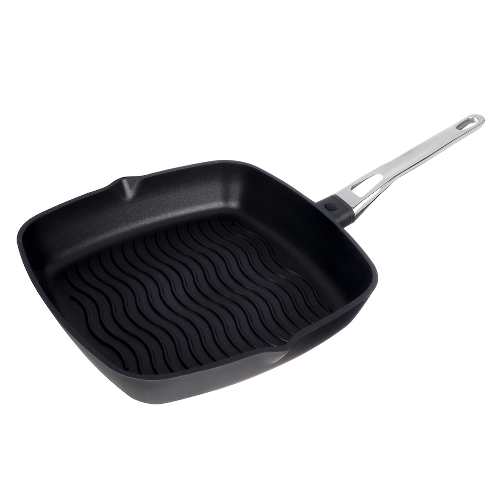 Ivlev Chef Royal Сковорода-гриль литая d28х28см, антиприг.покрытие Whitford Quantanium, индукция, арт.№ 846-607