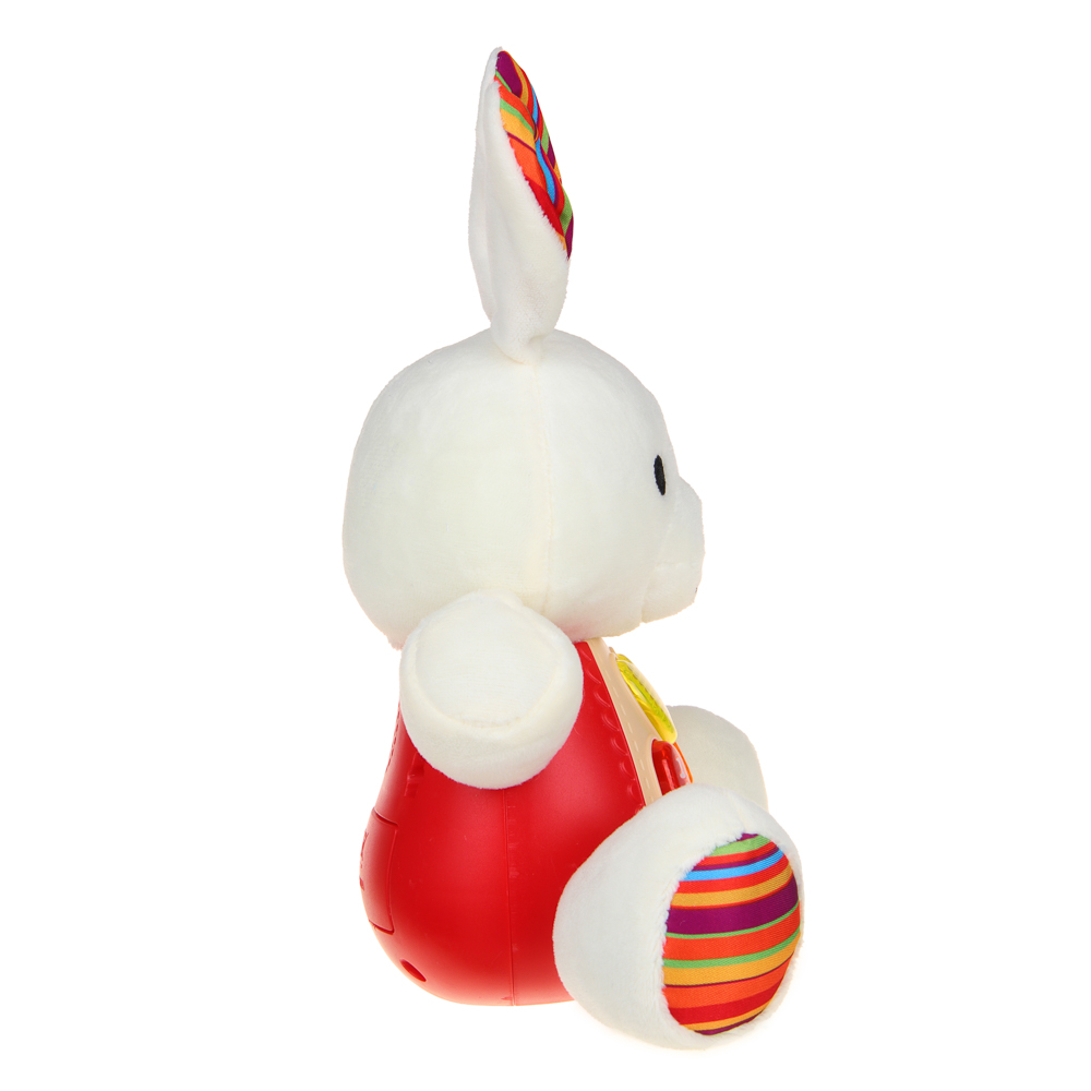 ИГРОЛЕНД Питомец музыкальный "Зайка", текстиль,  ABS пластик, звук, 19х21х13 см, арт.№ 272-822