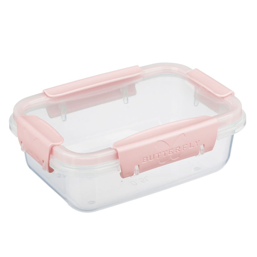 Контейнер для продуктов герметичный Butterfly прямоугольный 0,5л (156х112х58мм) 2 цвета, арт.№ 861-187