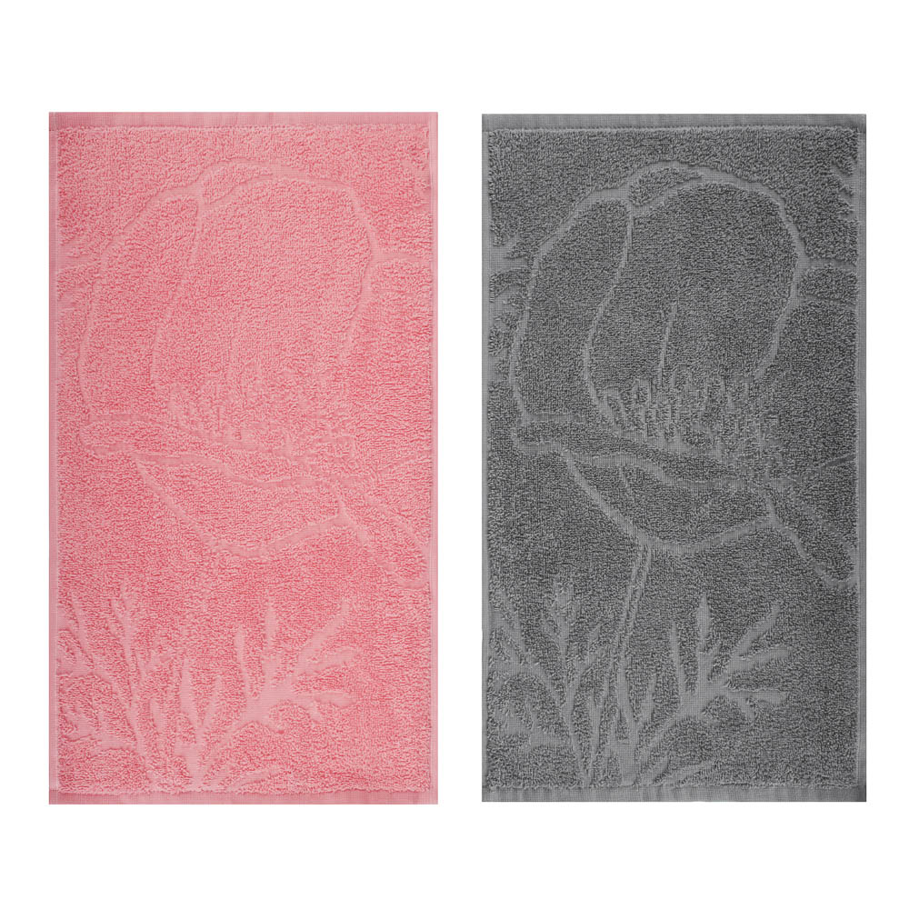 PROVANCE Маковое поле Комплект махровых полотенец 2шт, 30х50см, 100% хлопок, арт.№ 488-074