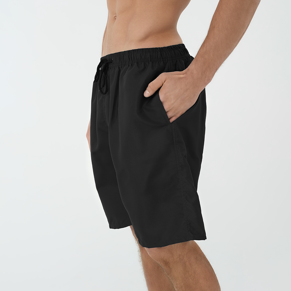 GALANTE Шорты мужские с сеткой, 100% полиэстер, р-р M-L, черный, ВЛ25-02, арт.№ 331-306